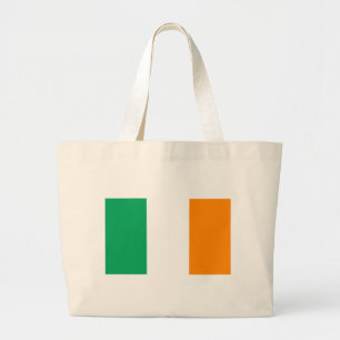 ierse vlag grote tote bag