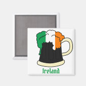 Ierse vlag Guinness Beer Magneet (Voorkant / Achterkant)