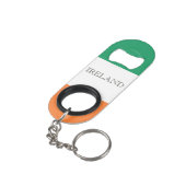 Ierse vlag Ierland bot Mini Flessenopener (Achterkant Gekanteld)