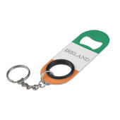 Ierse vlag Ierland bot Mini Flessenopener (Voorkant Gekanteld)