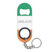 Ierse vlag Ierland bot Mini Flessenopener (Achterkant)