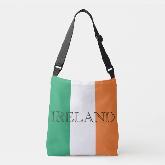 Ierse vlag Ierland cbbcnt Crossbody Tas (Voorkant)