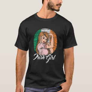Ierse Vlag Ierland Iers Meisje T-shirt