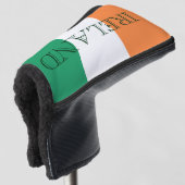 Ierse vlag Ierland pcnt Golfheadcover (3/4 voorkant)