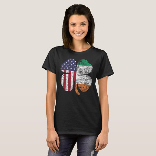 Ierse vlag Ierland vlag ST PATRICKS DAY G T-shirt (Voorkant volledig)