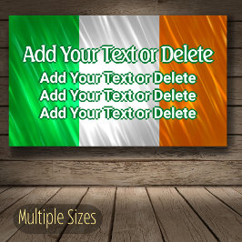 Ierse vlag Ierland vlag vlag St. Patrick's Irish P Spandoek