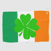 Ierse vlag & Ierse golf-/sportgolf Dublin Golfhanddoek (Horizontaal)