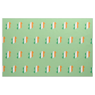 Ierse vlag - Kaart Stof