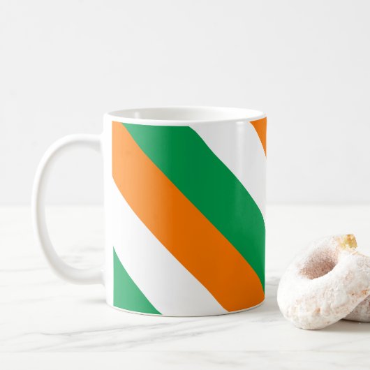 Ierse vlag koffiemok (Met donut)