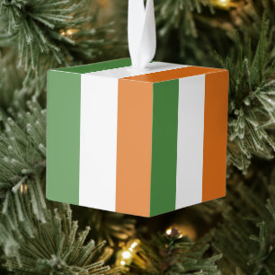 Ierse vlag kubus ornament
