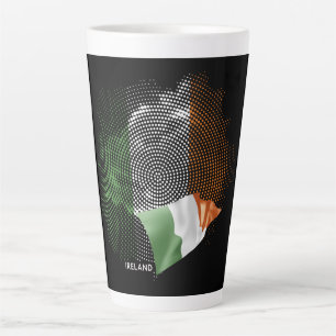 Ierse vlag latte mok