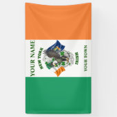 Ierse vlag - New York Irish Spandoek (Verticaal)