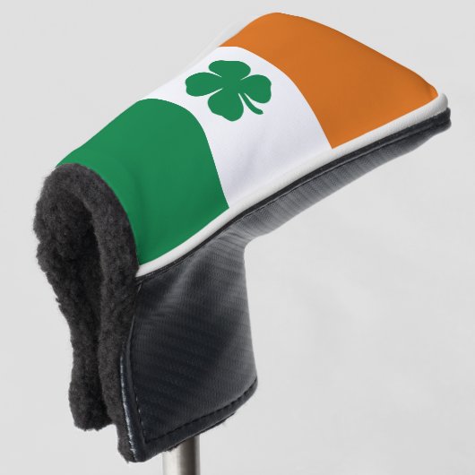 Ierse vlag Patriotic Ireland Flag Golfheadcover (3/4 voorkant)