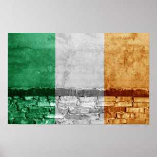 Ierse vlag poster