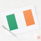 Ierse vlag rechthoekige sticker (Envelop)