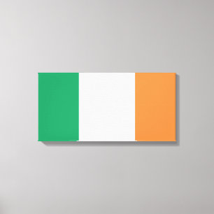 Ierse vlag (Republiek Ierland) (ROI) (Eire) Canvas Afdruk