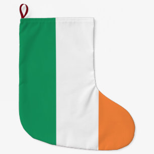 Ierse vlag (Republiek Ierland) (ROI) (Eire) Grote Kerstsok