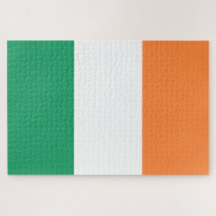Ierse vlag (Republiek Ierland) (ROI) (Eire) Legpuzzel