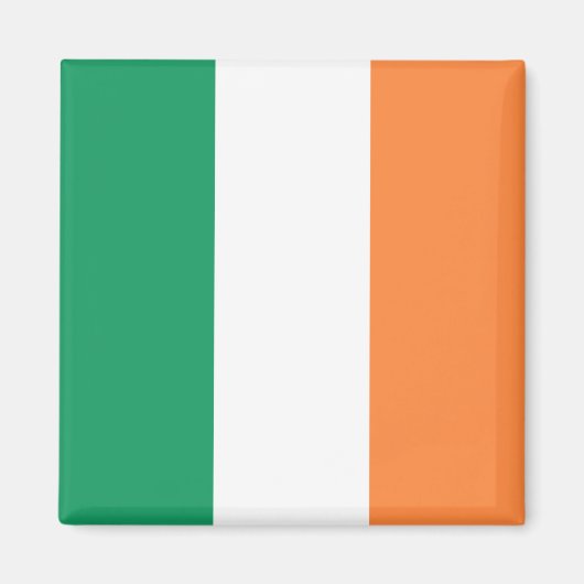 Ierse vlag (Republiek Ierland) (ROI) (Eire) Magneet (Voorkant)