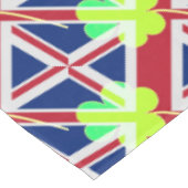 Ierse vlag Shamrock Clover St. Patrick UK Tafelkleed (Gekanteld)