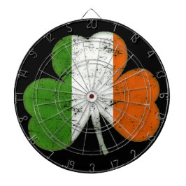 Ierse vlag Shamrock Dartbord