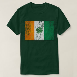 Ierse vlag Shamrock (noodlottig) T-shirt