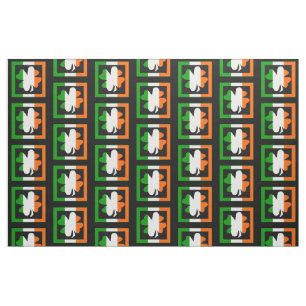 Ierse vlag Shamrock Pattern Stof