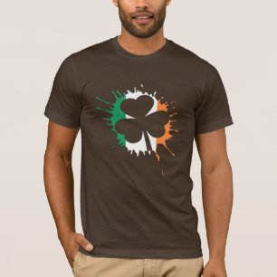 Ierse vlag Shamrock St Patricks Day T-shirt