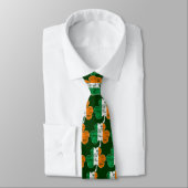 Ierse vlag Shamrocks Necktie Stropdas (Gebonden)