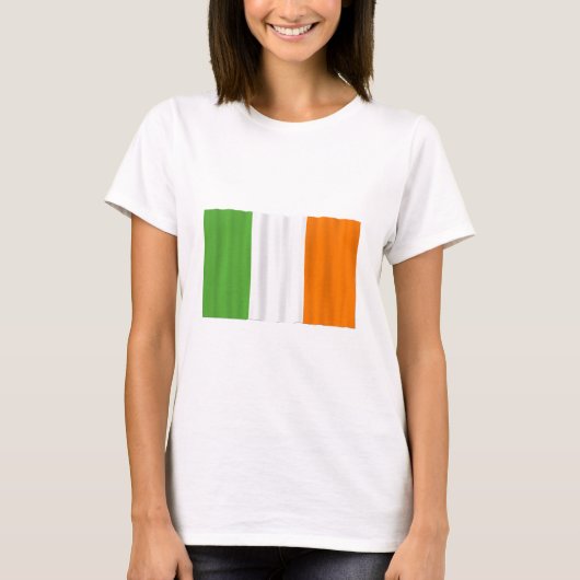 Ierse vlag, shirt! t-shirt (Voorkant)
