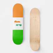 Ierse vlag skateboard (Voorkant)