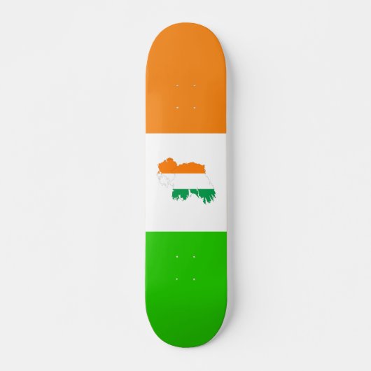 Ierse vlag skateboard (Voorkant)