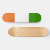 Ierse vlag skateboard (Horizontaal)