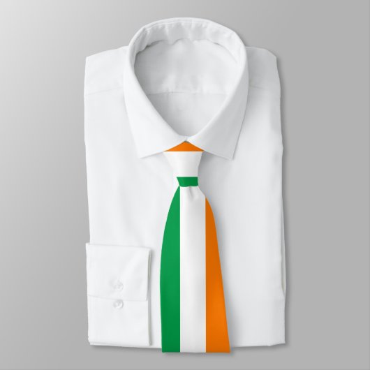 Ierse vlag St. Patricks Day party in Ierland Stropdas (Gebonden)