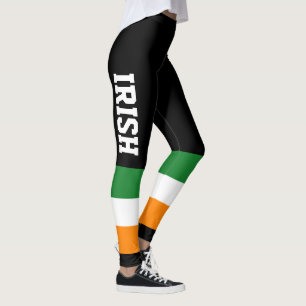 Ierse vlag St Patricks Day ROI Tricolor Leggings