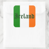 Ierse vlag Sticker (Tas)