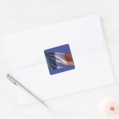 Ierse vlag vierkante sticker (Envelop)