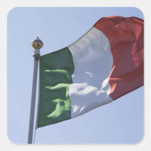 Ierse vlag vierkante sticker