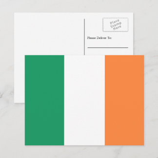 Ierse vlag, Vlag van Ierland Briefkaart