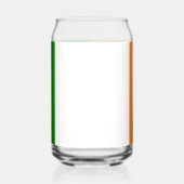 Ierse vlag wikkelt rond blikvorm glas (Links)