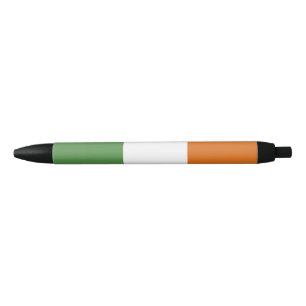 Ierse vlag zwarte inkt pen