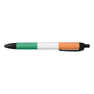 Ierse vlag zwarte inkt pen