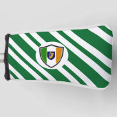 Ierse vlaggen golfheadcover (Voorkant)