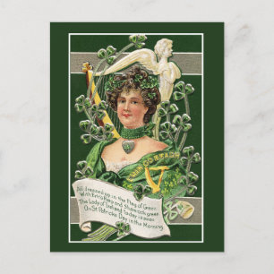 Ierse vrouwen St. Patrick's Day Feestdagenkaart