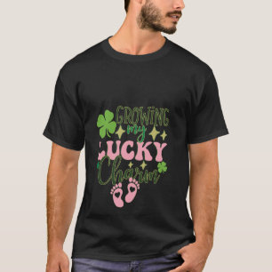 Ierse vrouwen zwangerschapsaankondiging u2013 Luck T-shirt