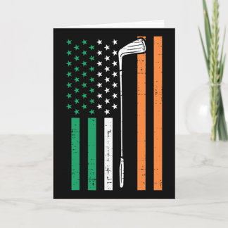 Ierse VS Vlag Golf Vintage St Patrick Golfen Patri Kaart
