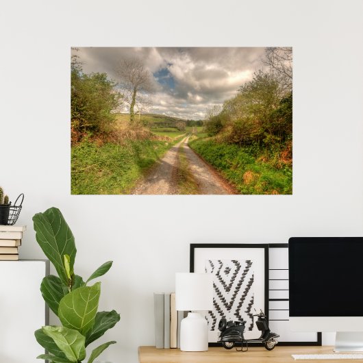 Ierse weg poster (Thuiskantoor)