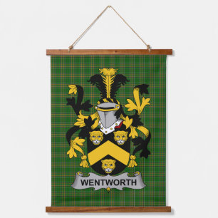Ierse Wentworth Wapen Familiewapen Hangend Wandkleed