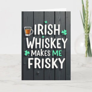 Ierse Whiskey Dartel Fun Kaart