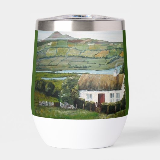 Ierse wijn glas, (Voorkant)
